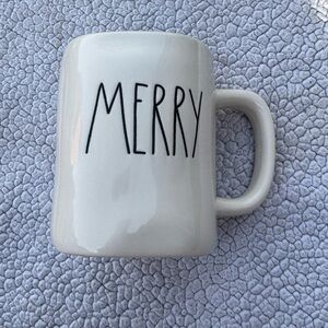 Rae Dunn Merry Cream Mug